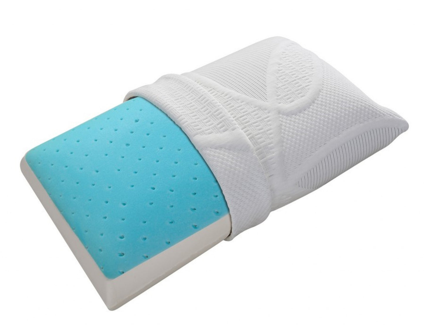 Almohada de espuma viscoelástica con gel refrescante tamaño queen