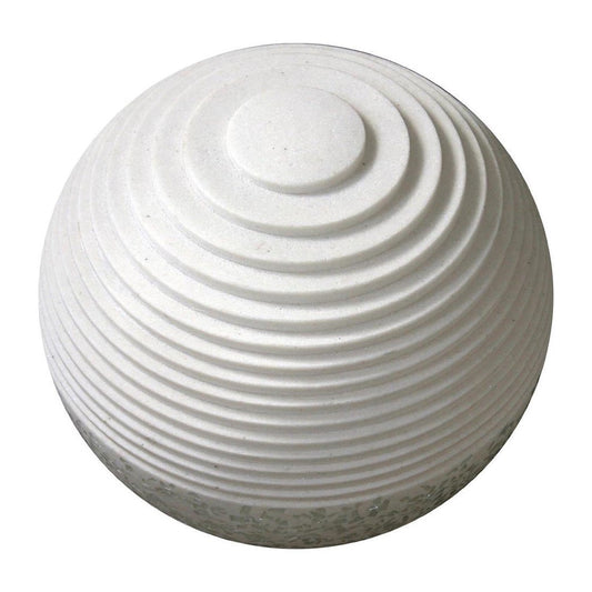 Piedra de jardín de arenisca blanca de 12"