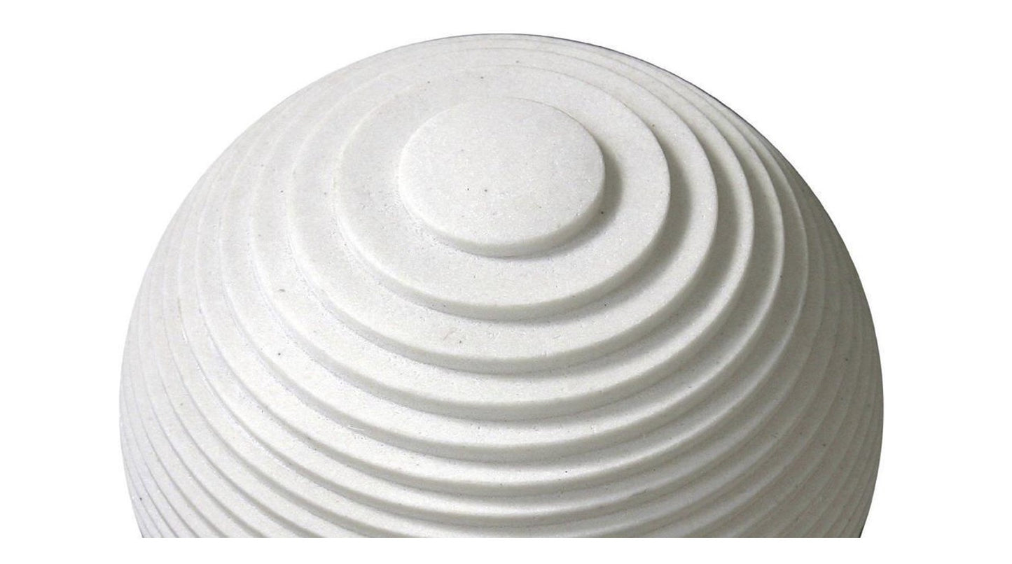 Piedra de jardín de arenisca blanca de 12"