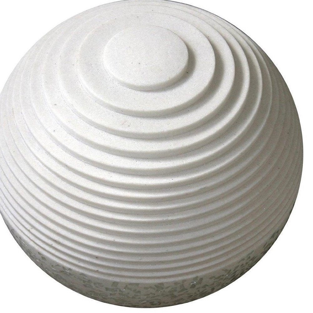 Piedra de jardín de arenisca blanca de 12"