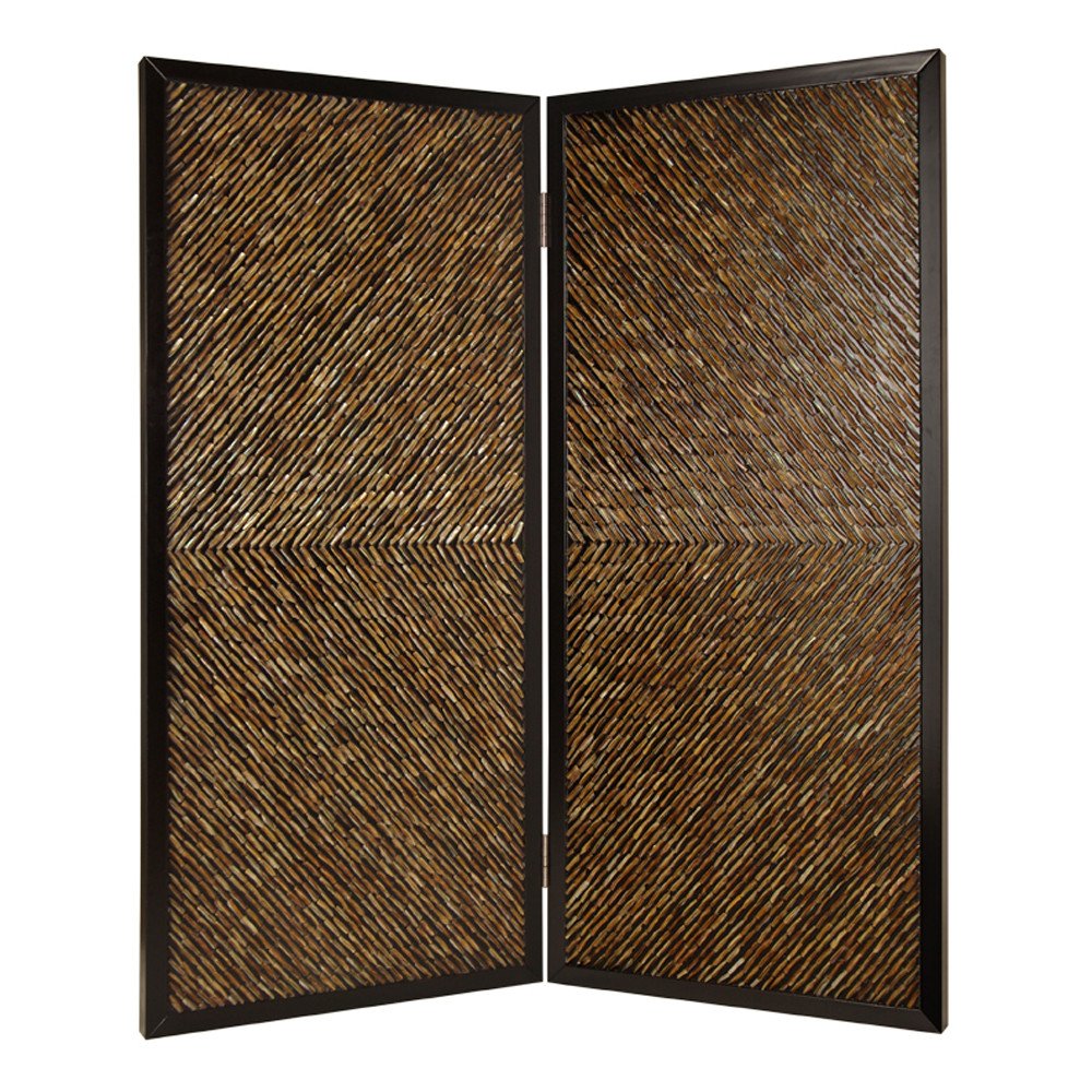 63" X 84" Multi Color Wood Screen
