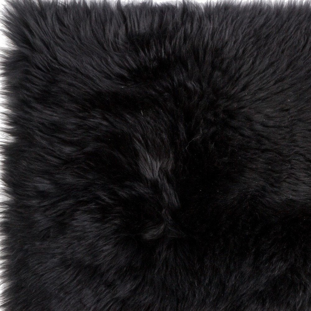 17" X 17" Gray Genuine Sheepskin Chair Pad