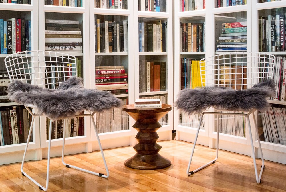 17" X 17" Gray Genuine Sheepskin Chair Pad