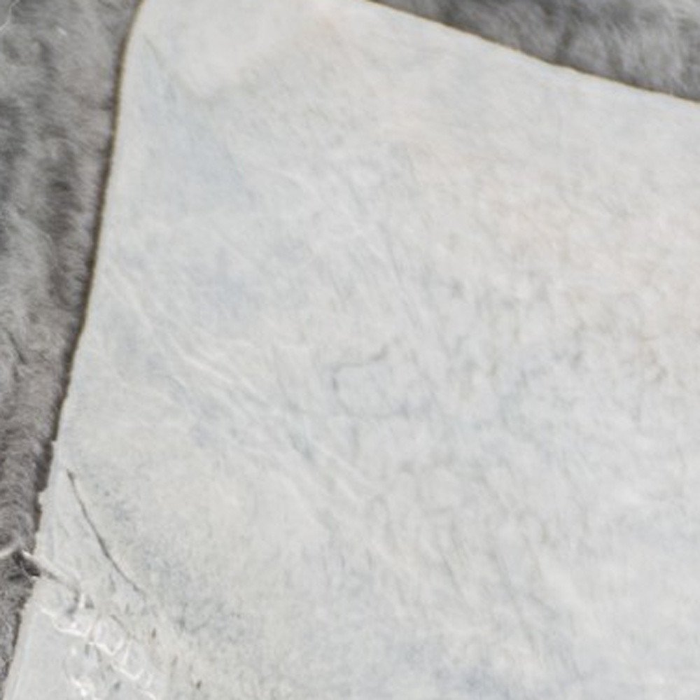 17" X 17" Gray Genuine Sheepskin Chair Pad