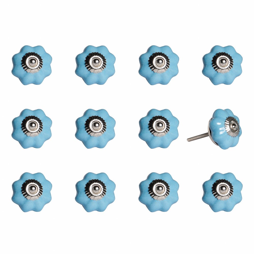 1.5" X 1.5" X 1.5" Pink Silver Asnd Red Knobs 12 Pack
