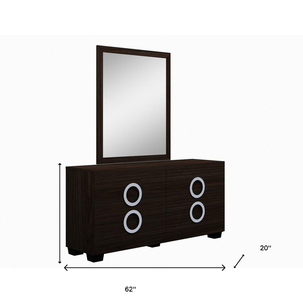 31" Refined Grey High Gloss Dresser