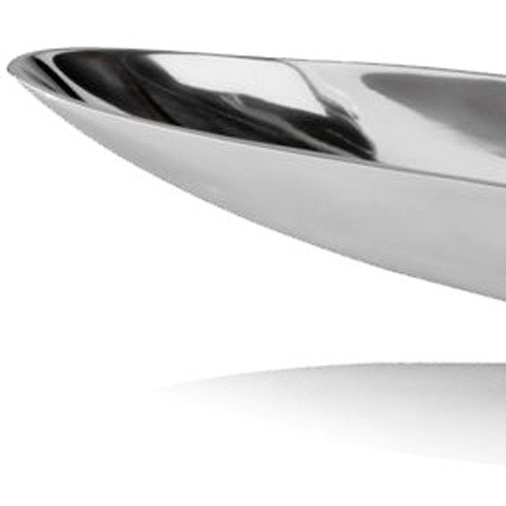 Bandeja larga para barco Contempo de 32" en plata brillante