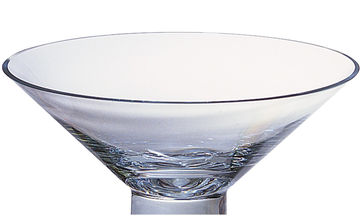 11" Blue Mouth Blown Crystal Round Pedestal Centerpiece Bowl