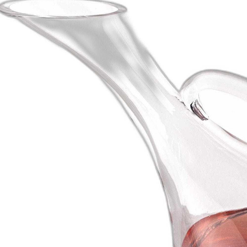 Jarra de vino de vidrio soplado a boca de 32 oz