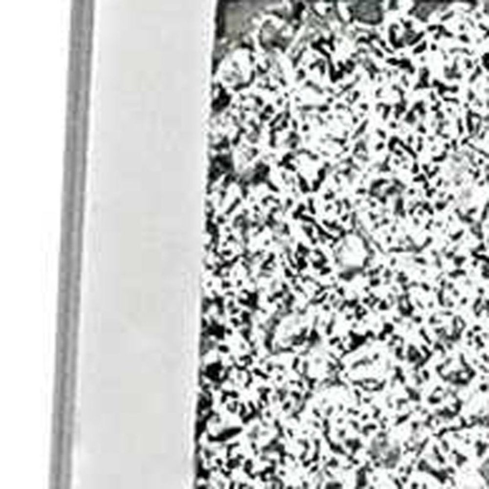 5" x 7" Silver Crystal Tabletop Picture Frame