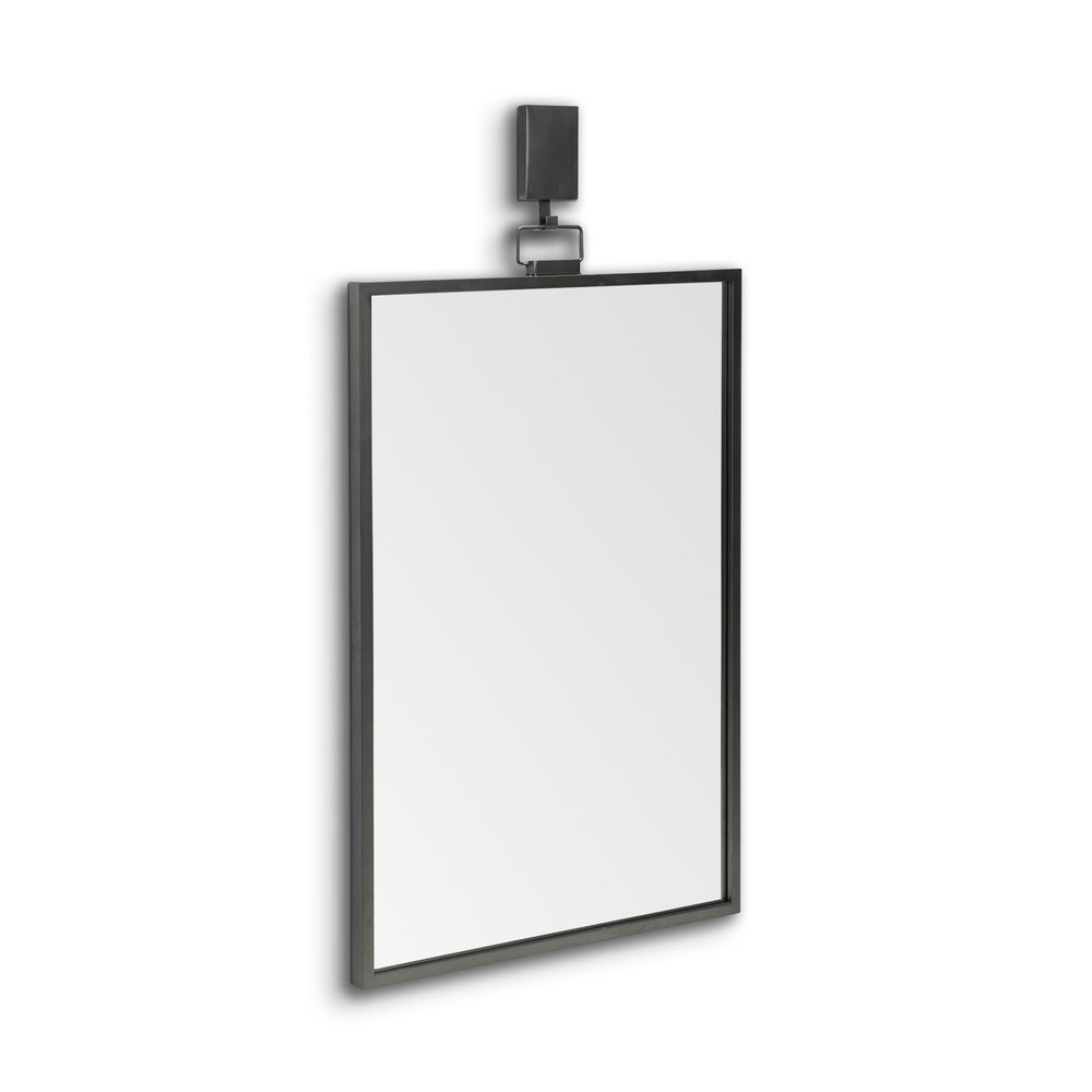 Espejo decorativo con marco de metal color bronce de 44"