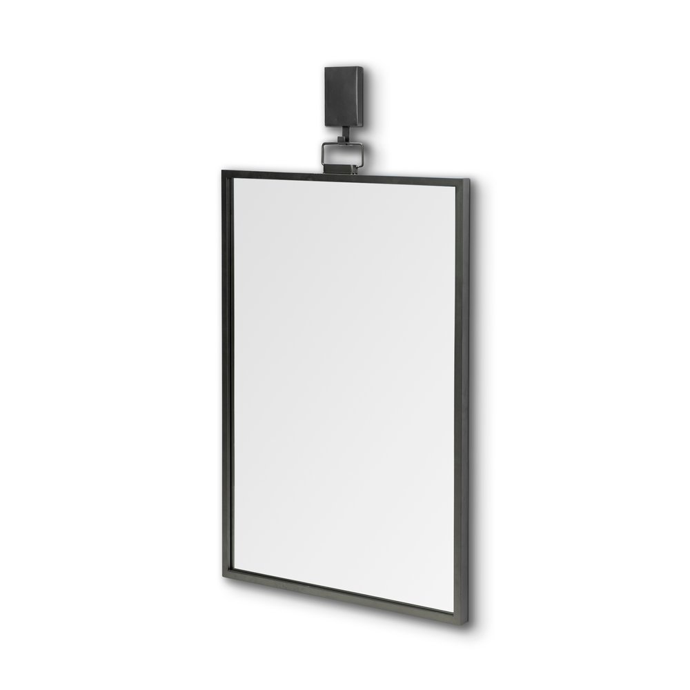 Espejo decorativo con marco de metal color bronce de 44"