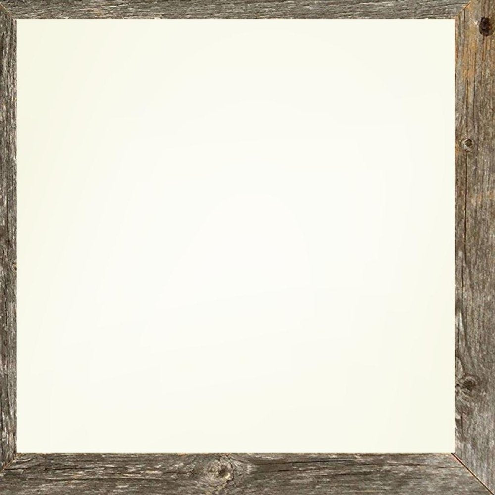 6" x 6" Gray Solid Wood Tabletop Picture Frame