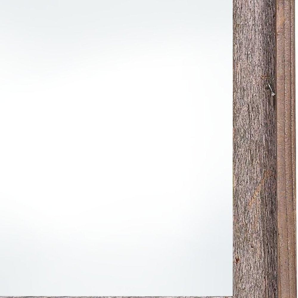 8.5" x 11" Gray Solid Wood Tabletop Picture Frame