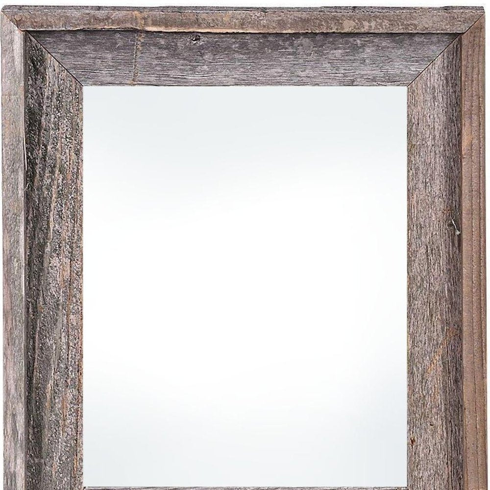 24" x 36" Gray Solid Wood Hanging Picture Frame