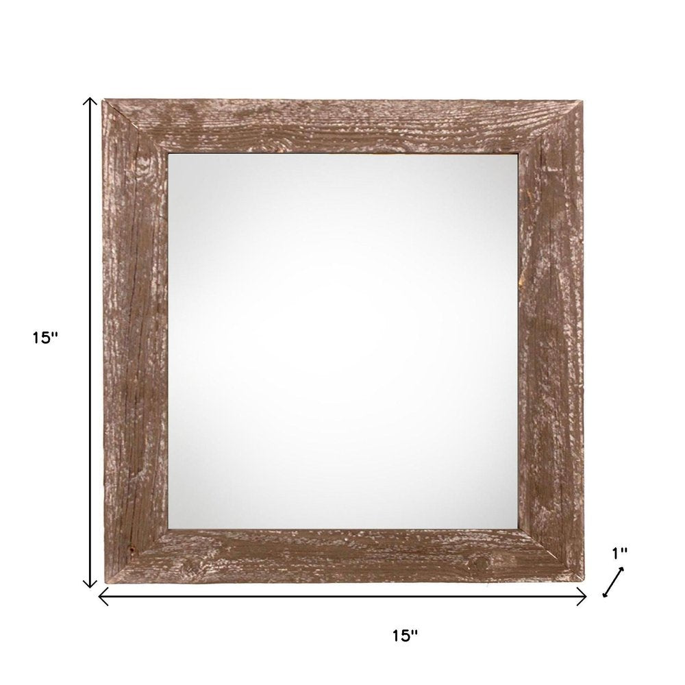12" x 12" Espresso Solid Wood Tabletop Picture Frame
