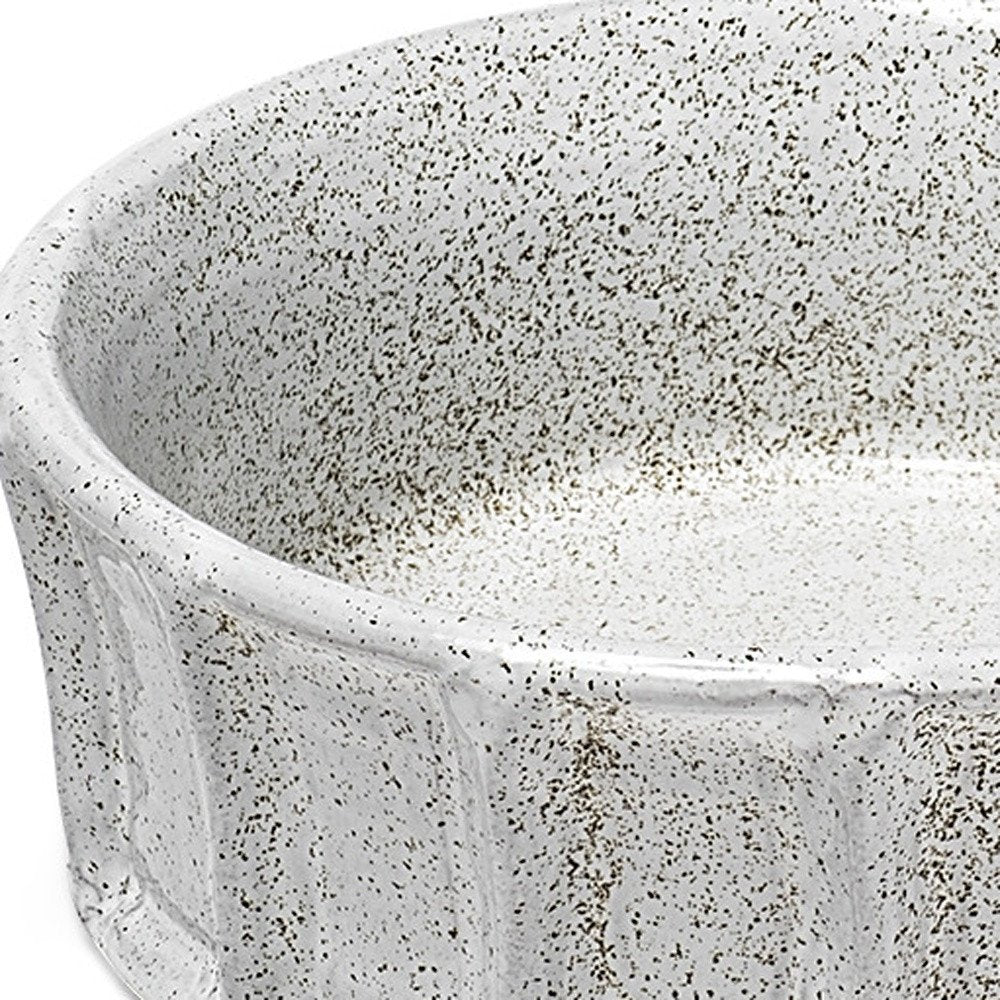 Cuenco pequeño de cerámica blanca