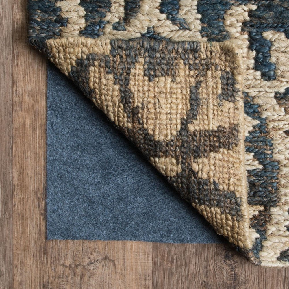 6' Round Gray Non Slip Rug Pad