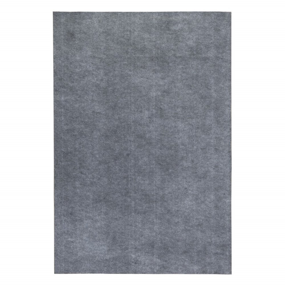 6' Round Gray Non Slip Rug Pad