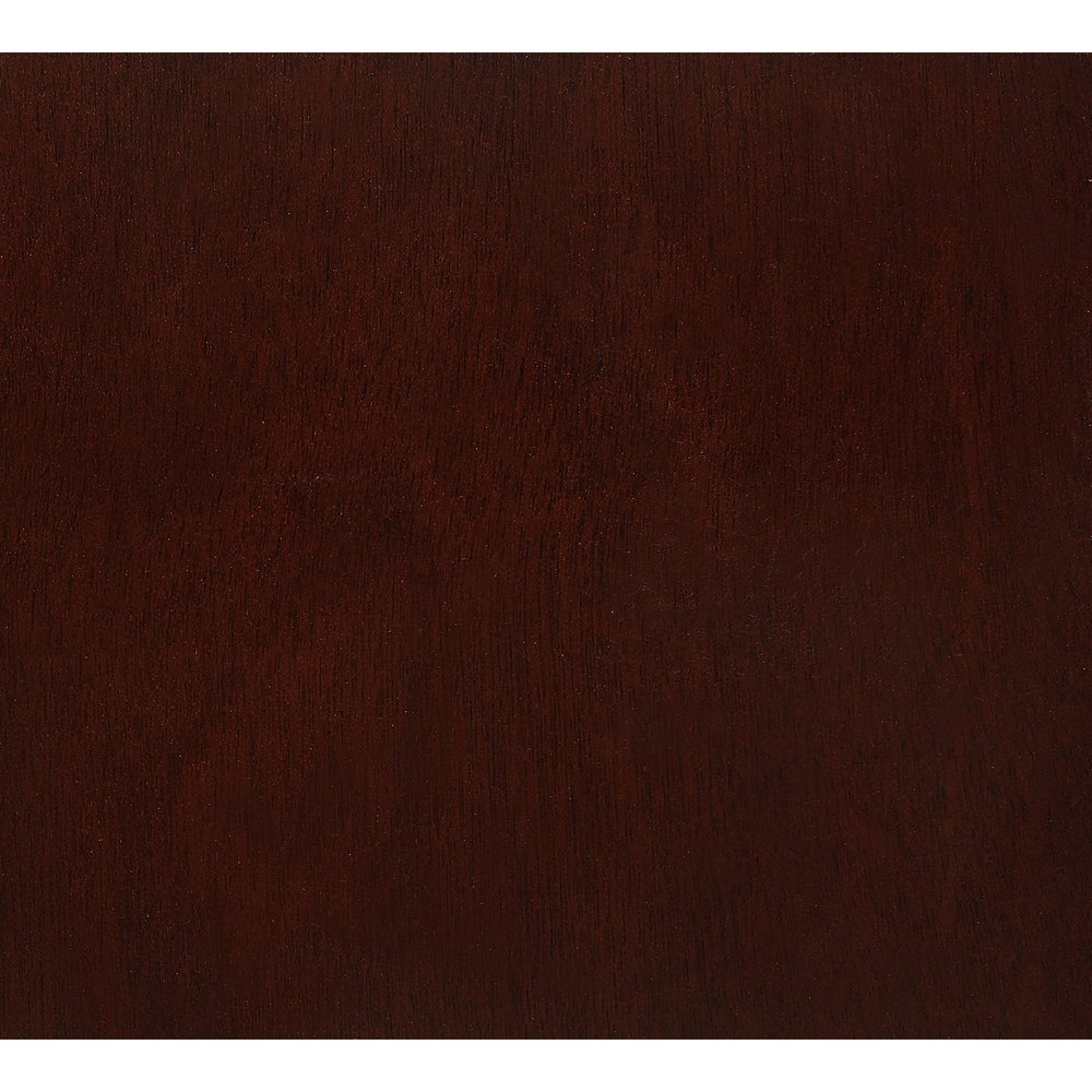 Cama Queen de madera maciza color Merlot con ocho cajones