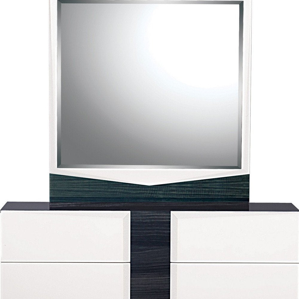 White And Grey Chest With 5 Drawer