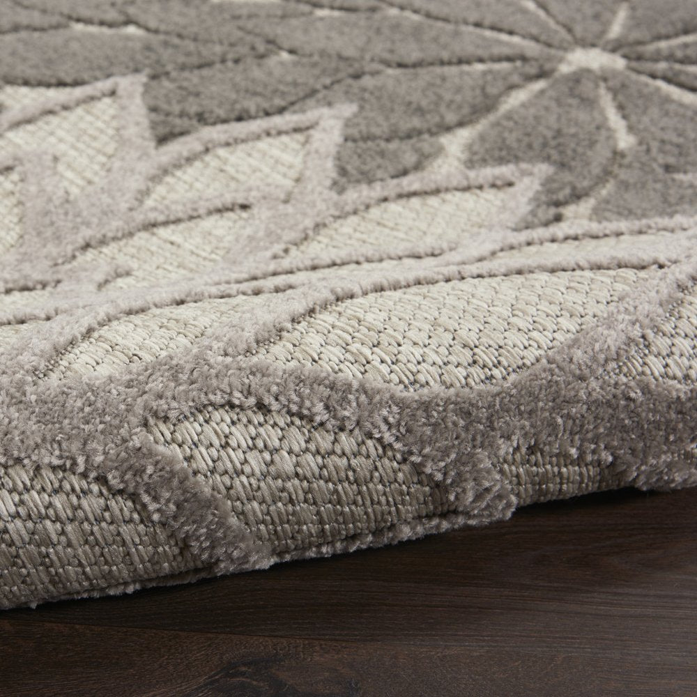 10' Gray Indoor Outdoor Area Rug