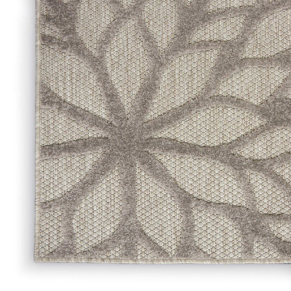 10' Gray Indoor Outdoor Area Rug