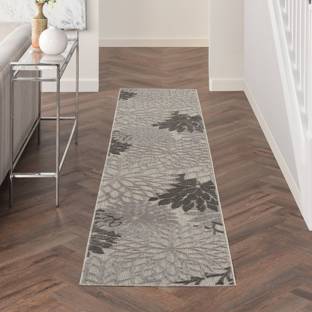 10' Gray Indoor Outdoor Area Rug