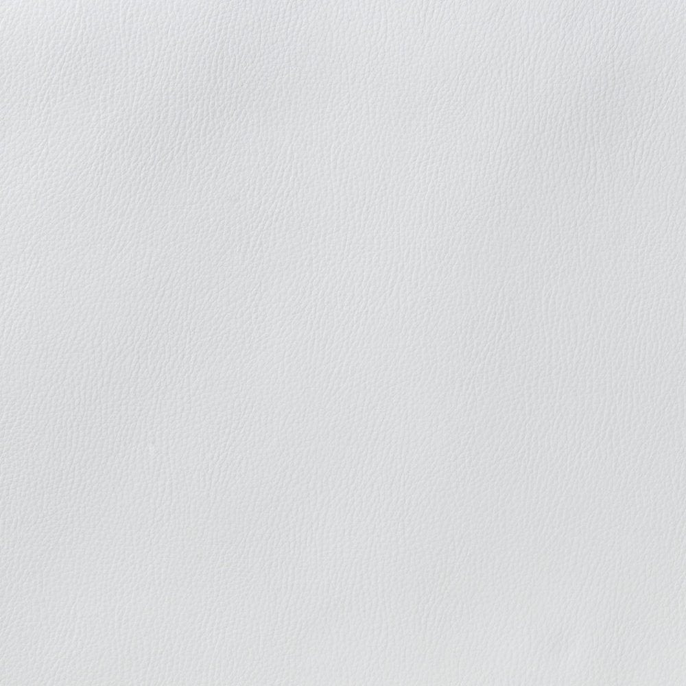 Silla de oficina giratoria ajustable de piel sintética en blanco y negro