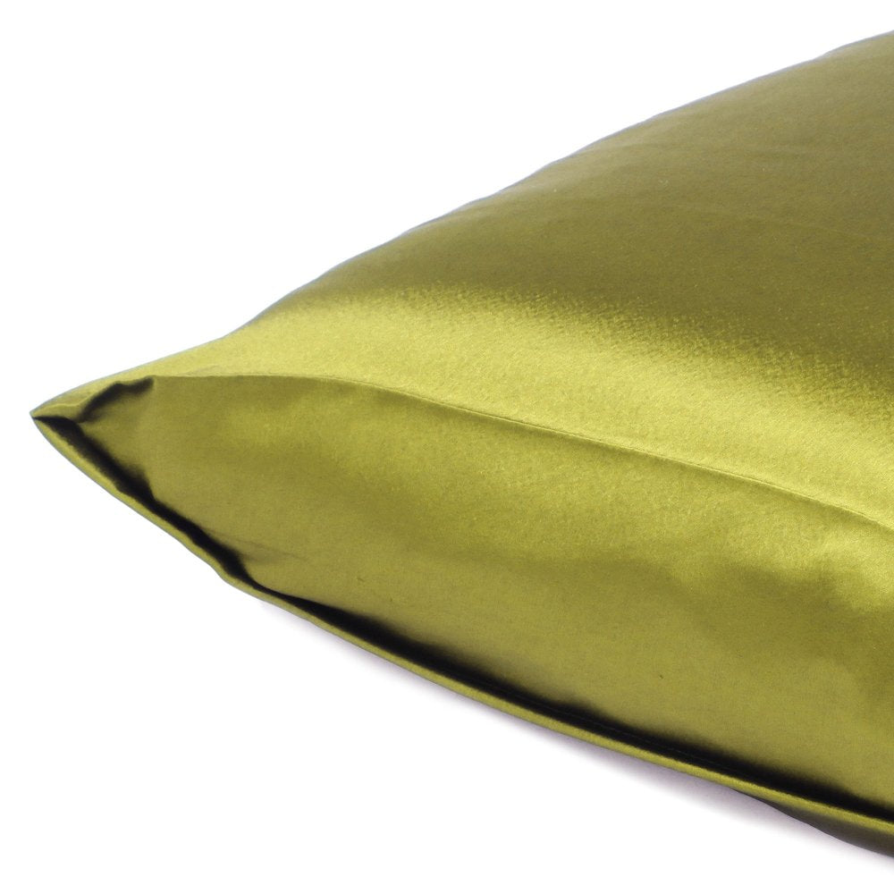 Juego de dos fundas de almohada tamaño queen de satén de seda con diseño de limoncillo Dreamy