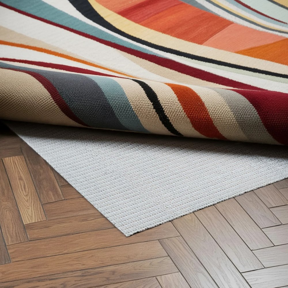 2' x 3' Beige Non Slip Rug Pad