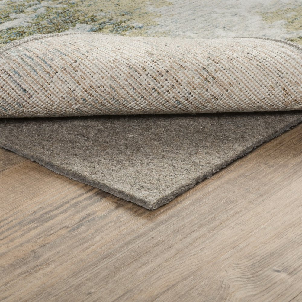 6' x 9' Gray Non Slip Rug Pad
