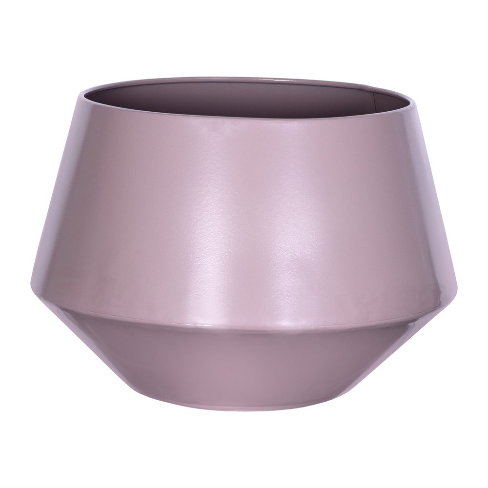 Pink Metal Hexagon Planter Box With Stand