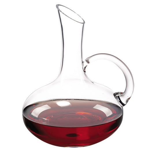 Jarra de vino de cristal soplado sin plomo Genie