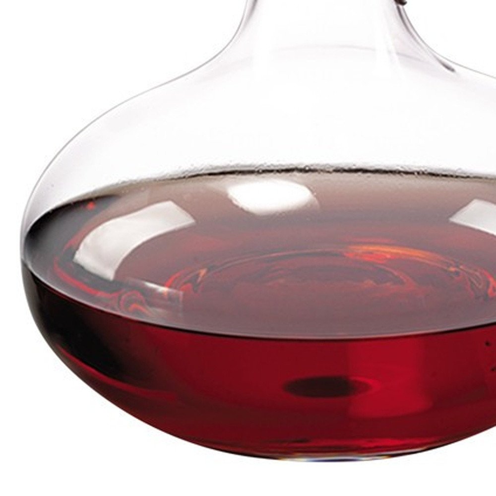 Jarra de vino de cristal soplado sin plomo Genie