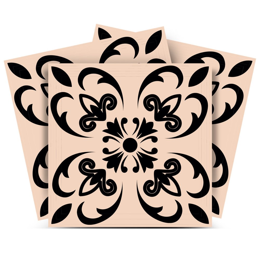 7" X 7" Mini Orchid Peel And Stick Removable Tiles