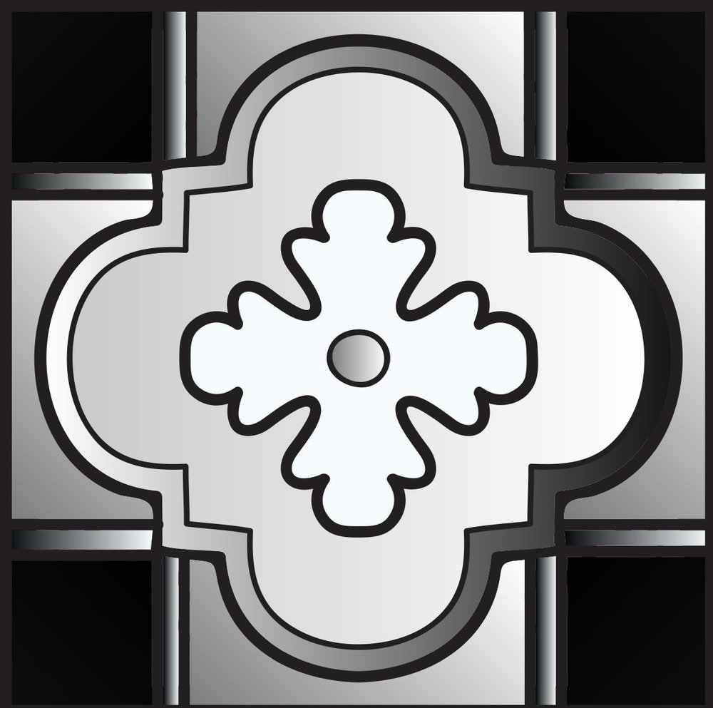 8" X 8" Black White And Gray Mosaic Peel And Stick Removable Tiles