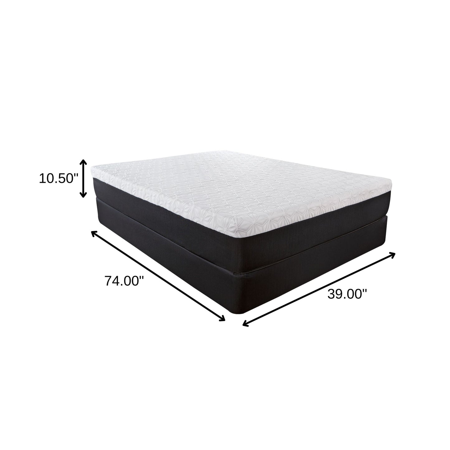 Colchón de espuma viscoelástica de gel de 11"