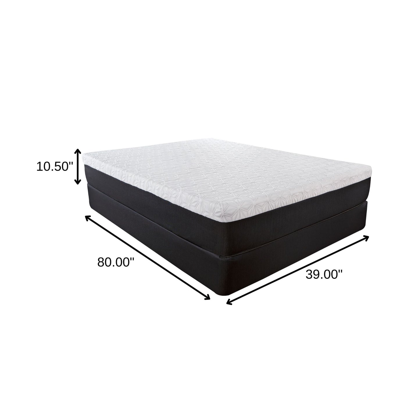 Colchón de espuma viscoelástica de gel de 11"