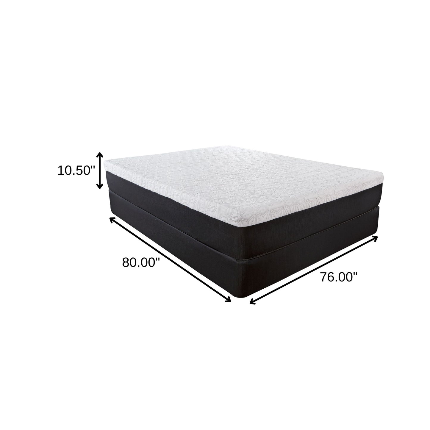 Colchón de espuma viscoelástica de gel de 11"