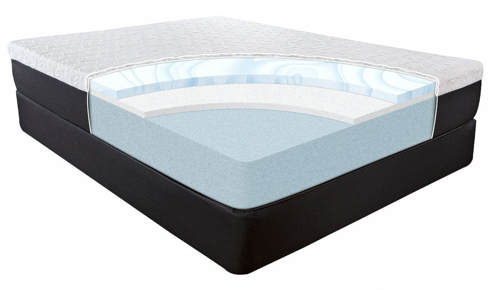 Colchón de espuma viscoelástica de gel de 11"