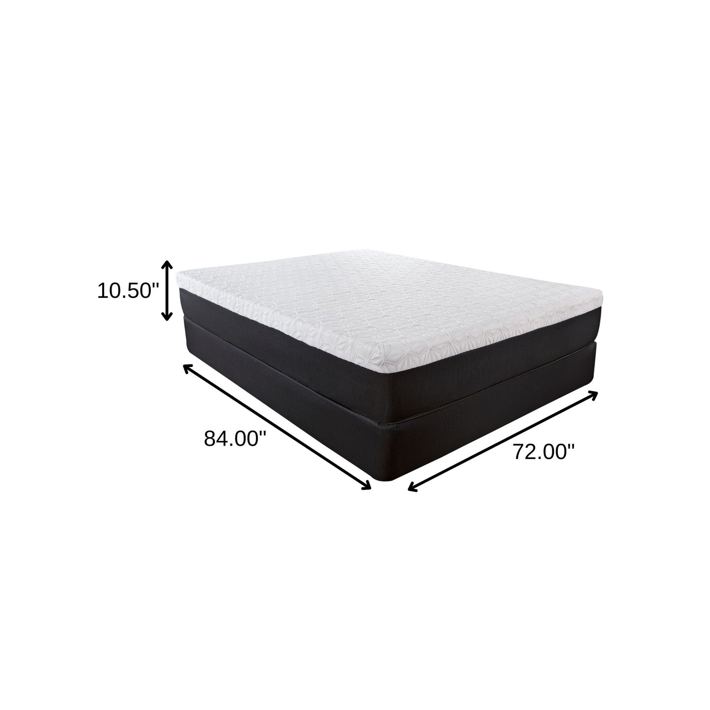 Colchón de espuma viscoelástica de gel de 11"