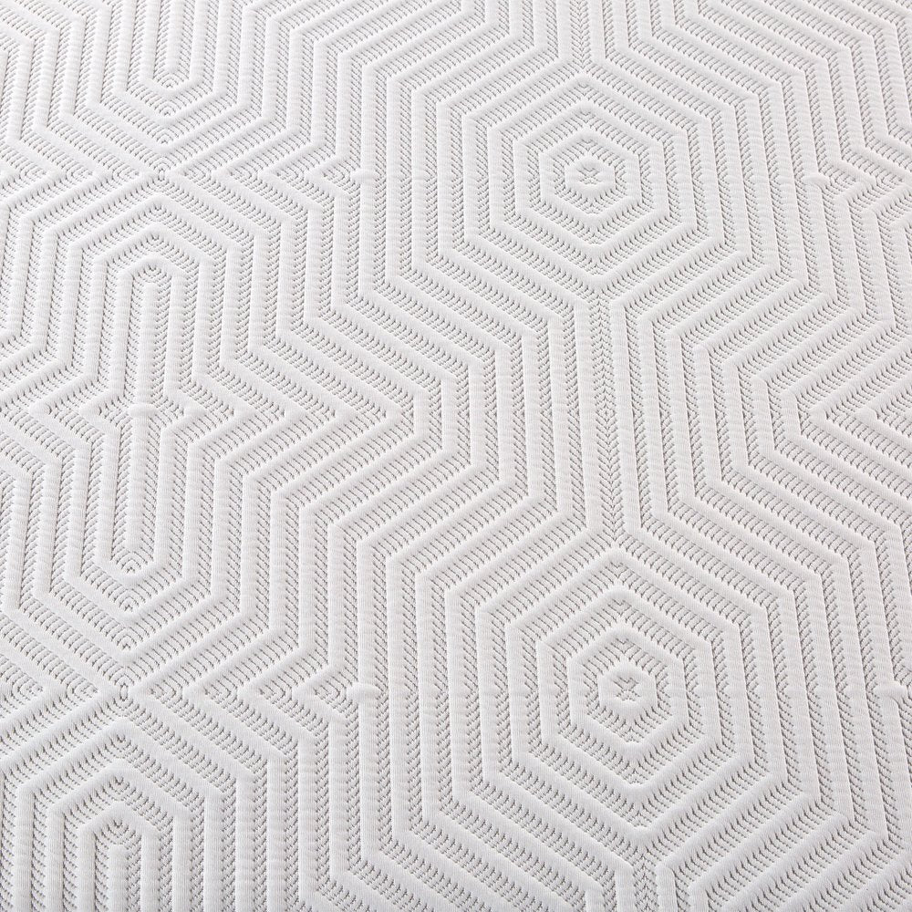 Colchón híbrido de espuma viscoelástica con gel y resortes embolsados de 14" con infusión de cobre