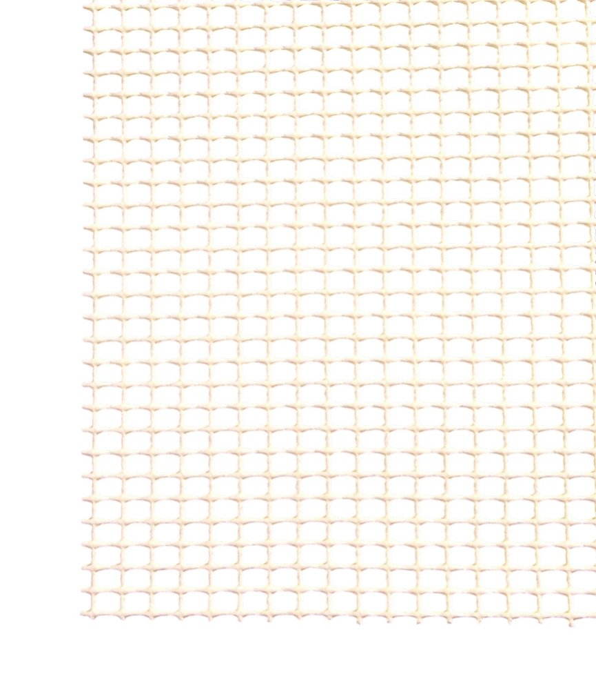 2' x 8' Ivory Striped Weave Non Slip Rug Pad