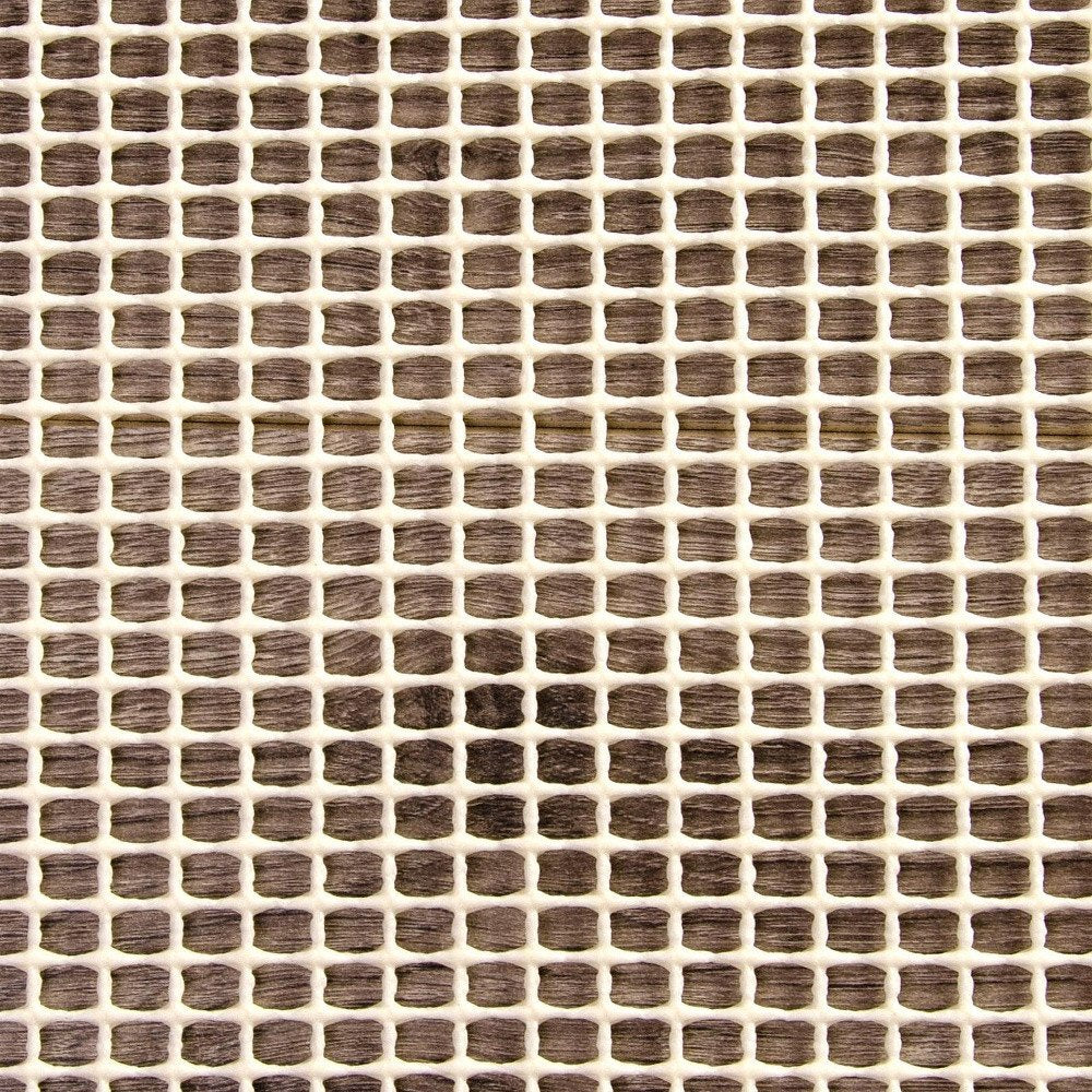 2' x 8' Ivory Striped Weave Non Slip Rug Pad