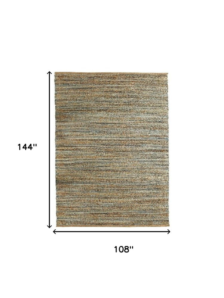 9' X 12' Natural Hand Woven Area Rug