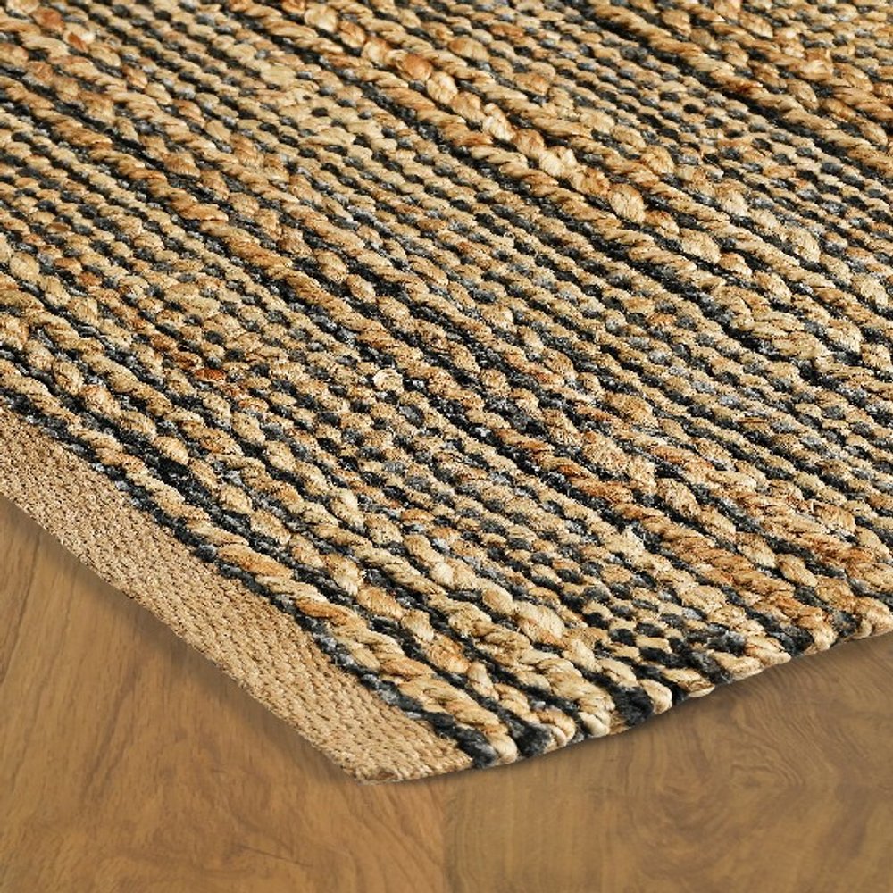 9' X 12' Natural Jute Hand Woven Area Rug
