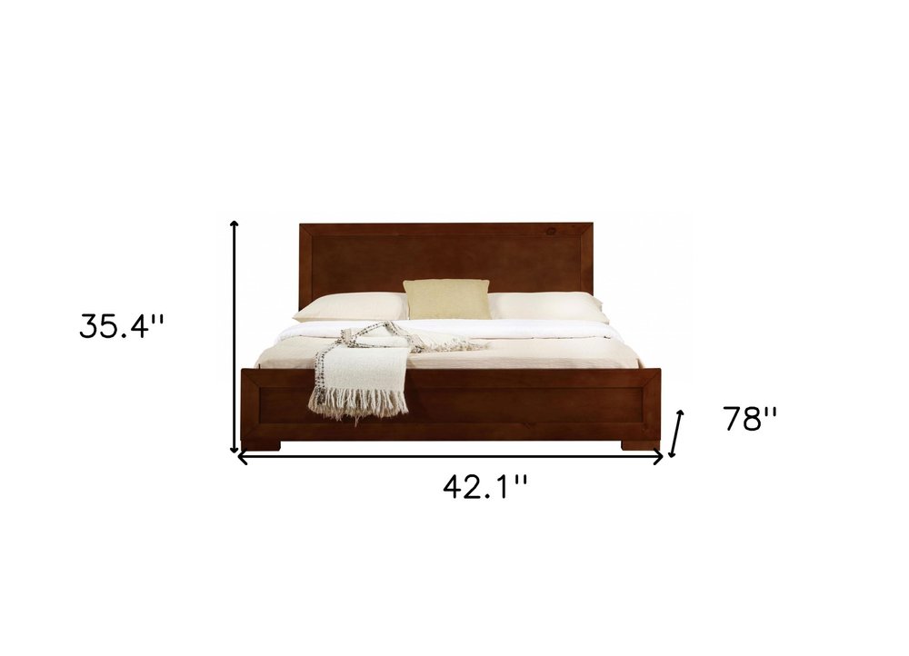 Oak Wood King Bed Frame