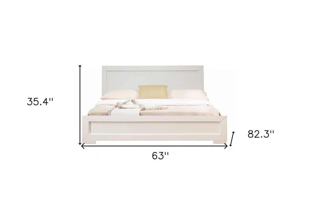 Oak Wood King Bed Frame