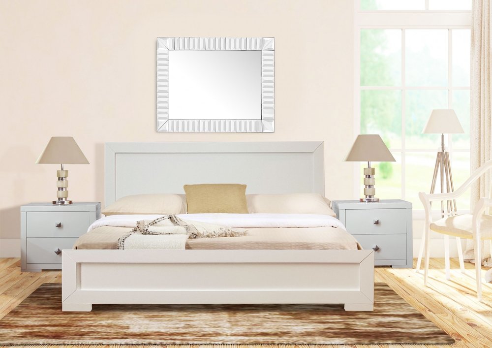 Oak Wood King Bed Frame